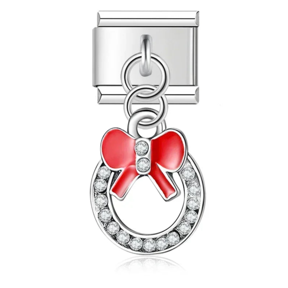 Red Bow Charm