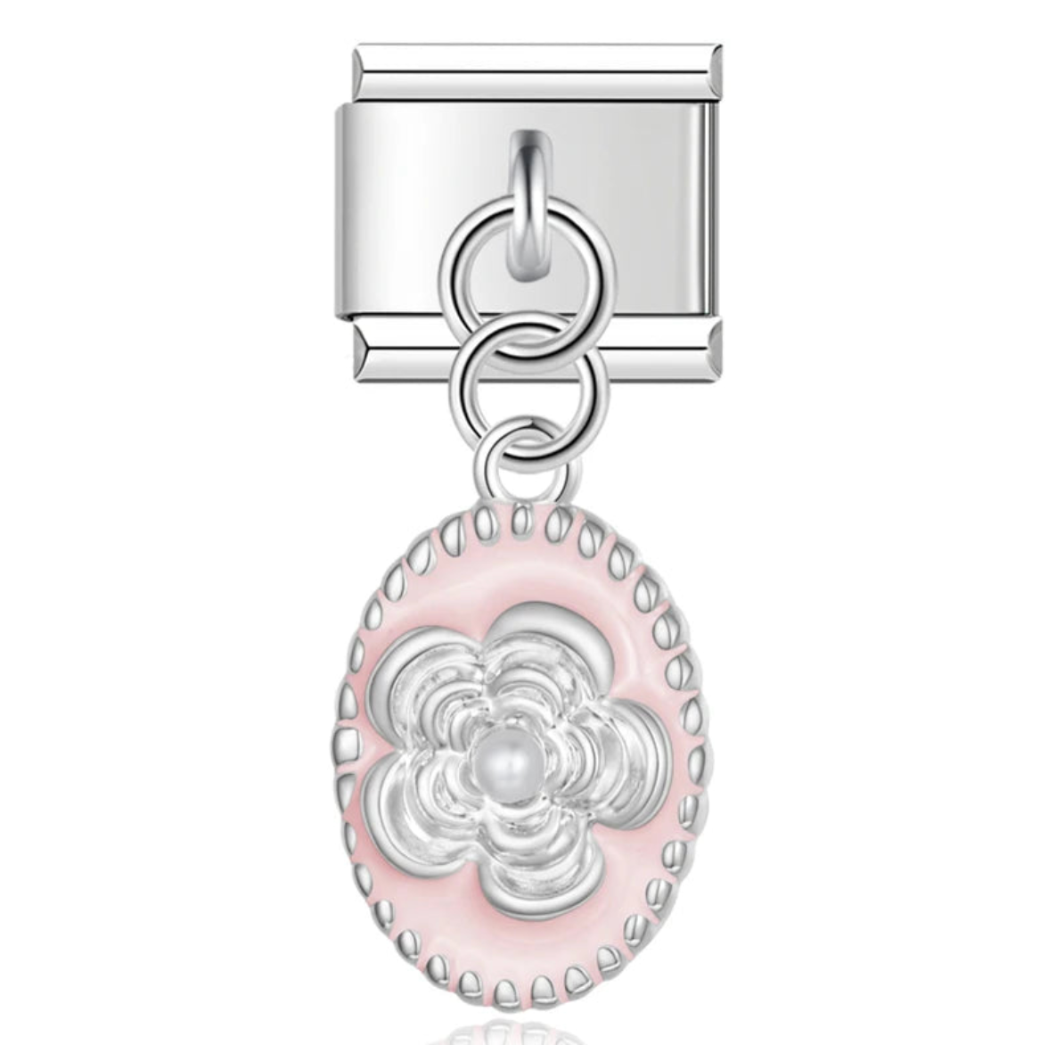 Pink Floral Charm