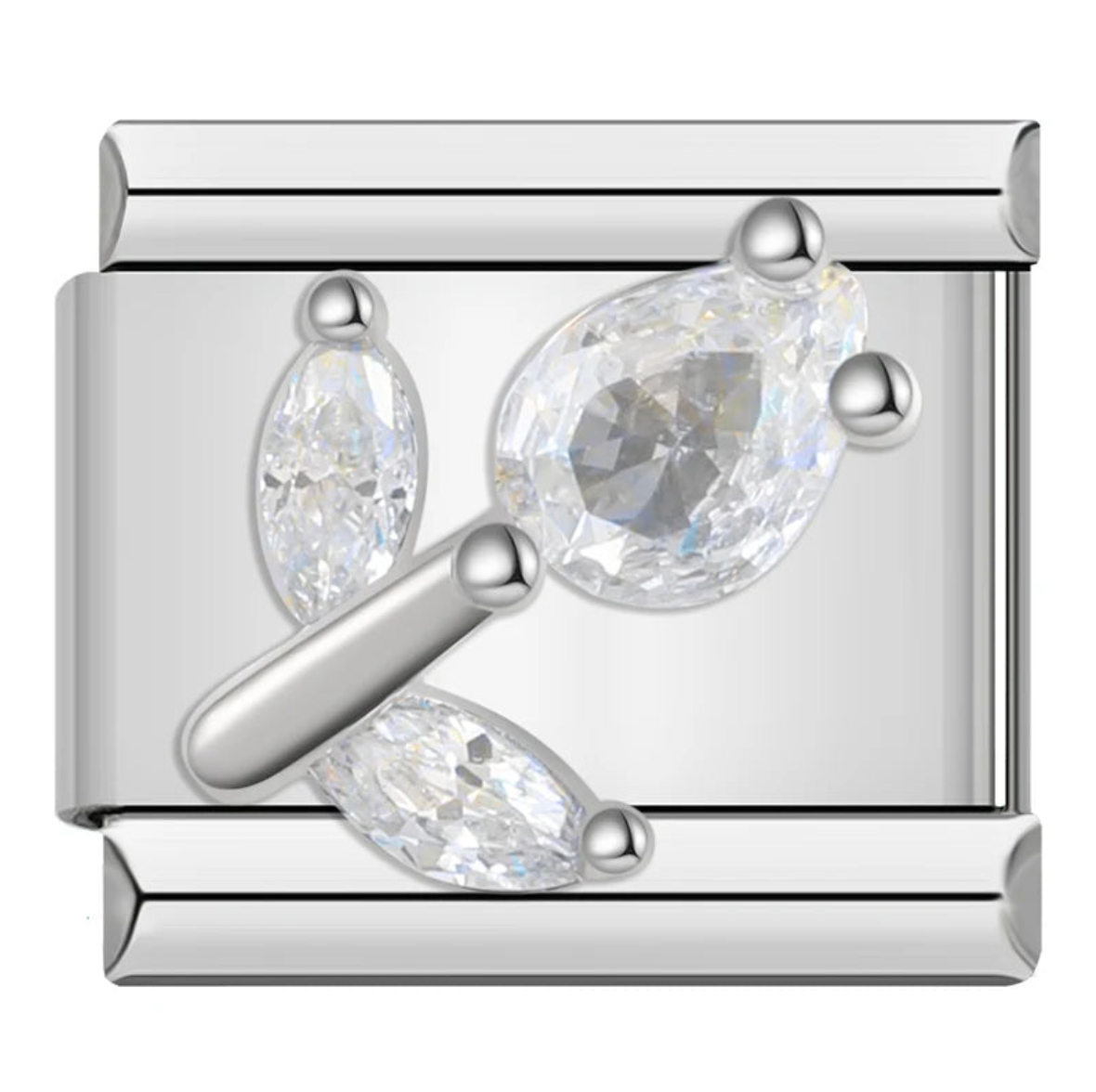 Diamond Tulip Charm