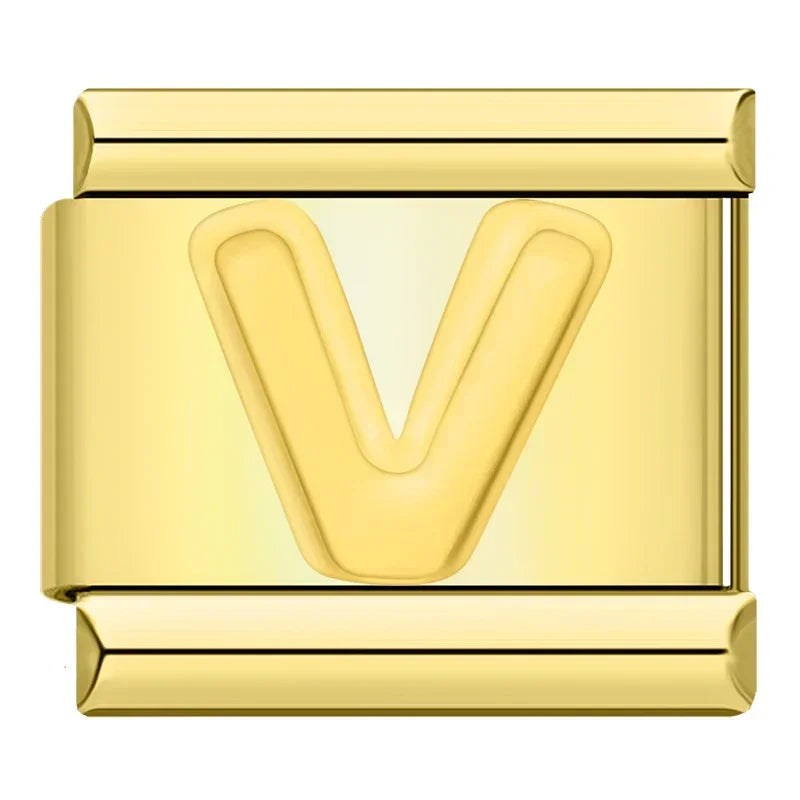 Gold Initial Charm