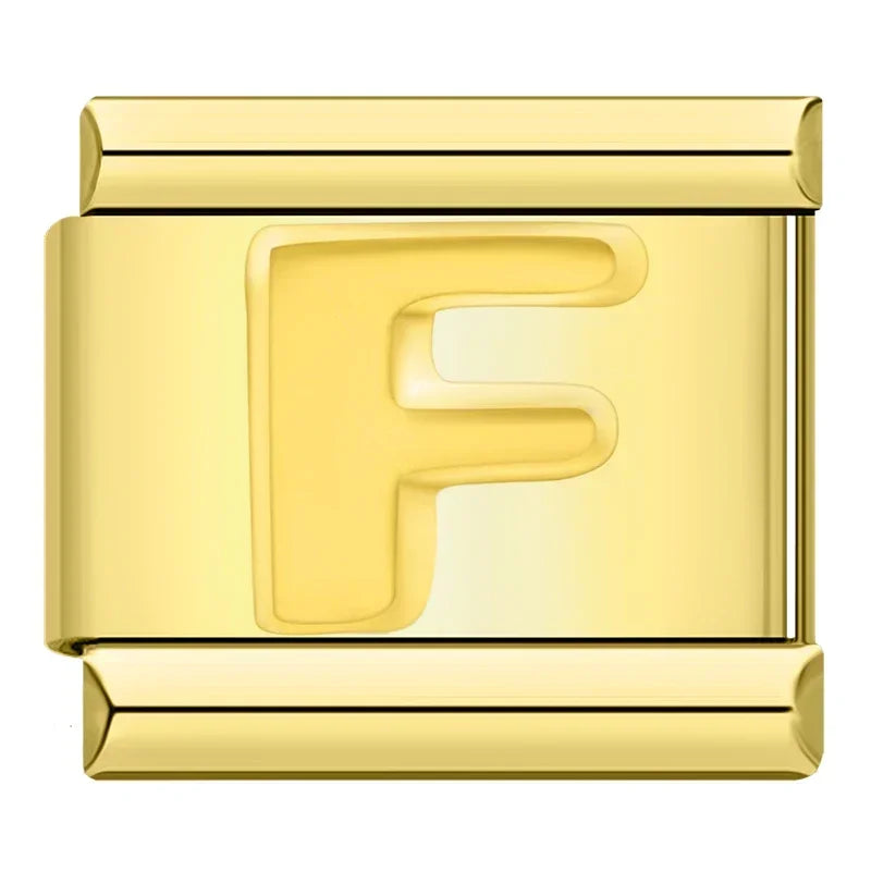 Gold Initial Charm