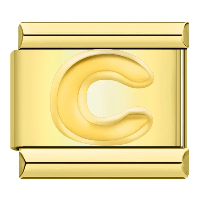 Gold Initial Charm