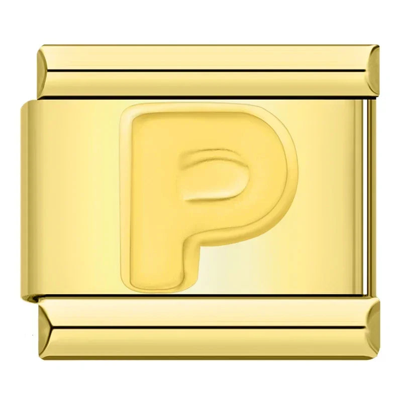 Gold Initial Charm