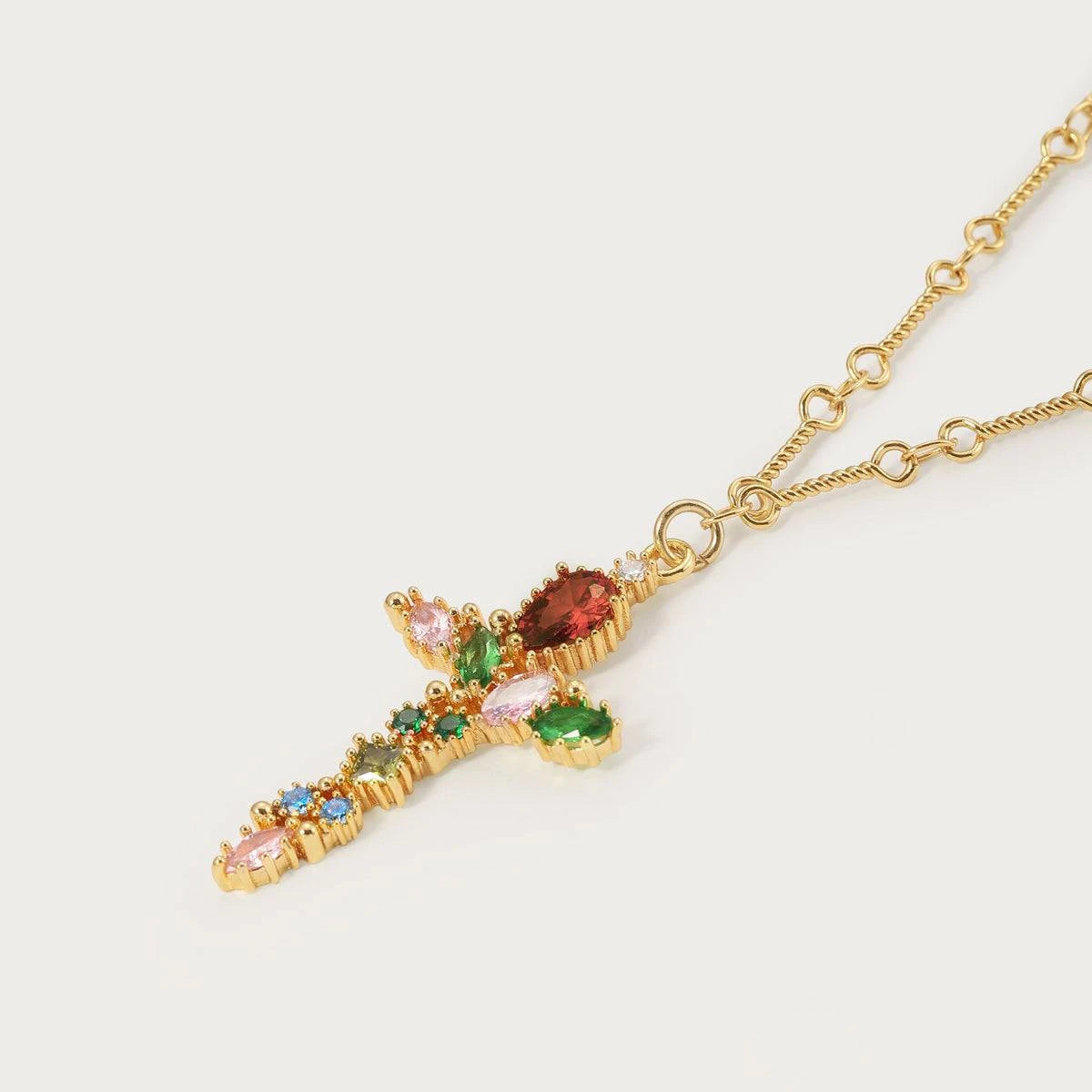 Aurora Cross Necklace