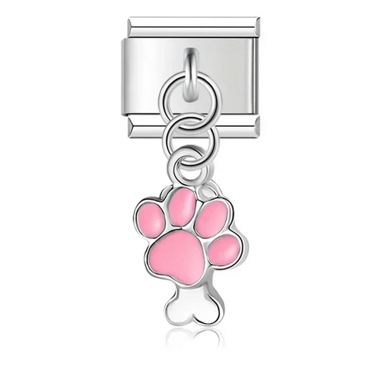 Pink Paw Charm