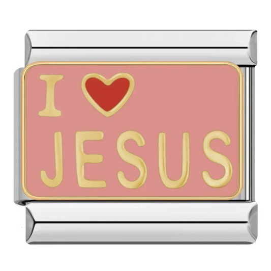 I <3 Jesus Charm