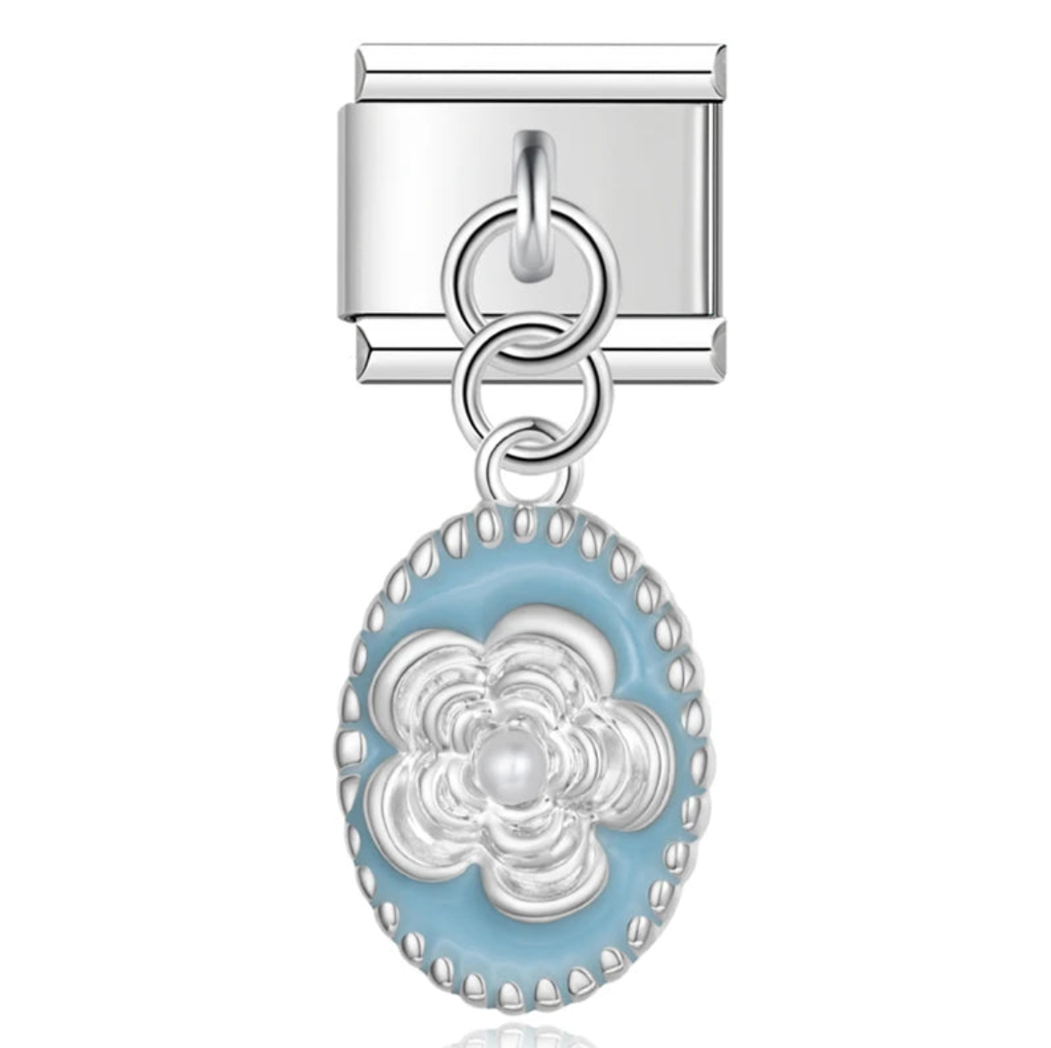 Blue Flower Charm
