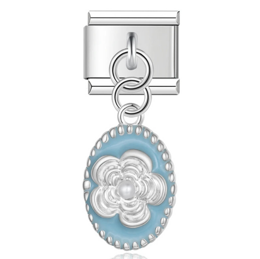 Blue Flower Charm