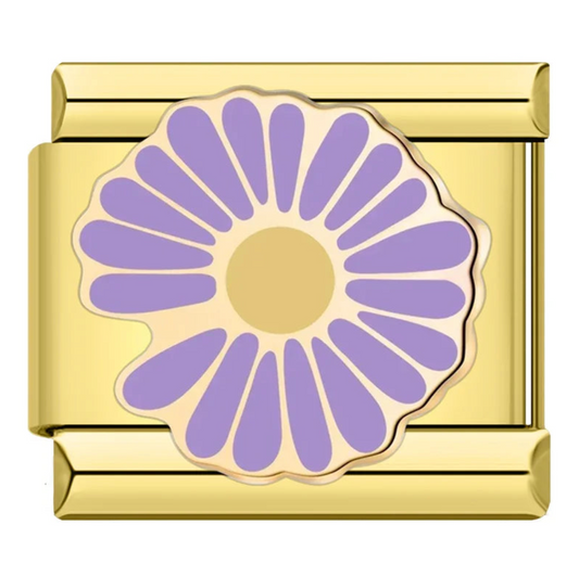 Purple Flower Charm