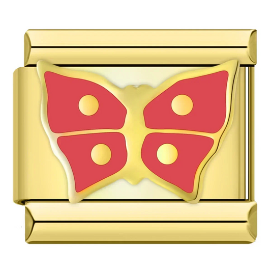 Red Butterfly Charm