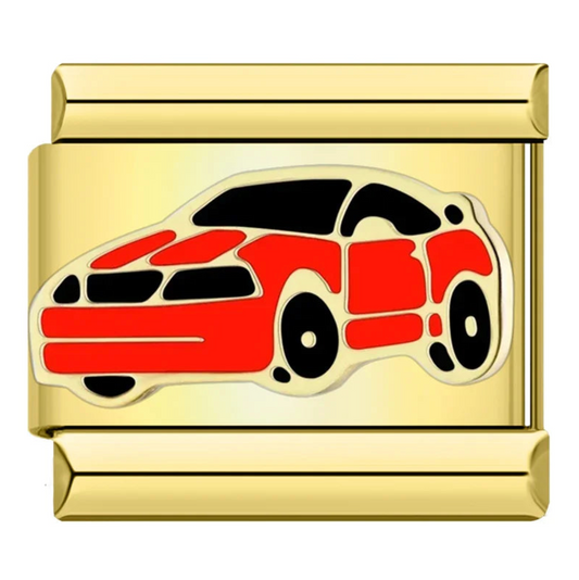 Gold Racer Charm