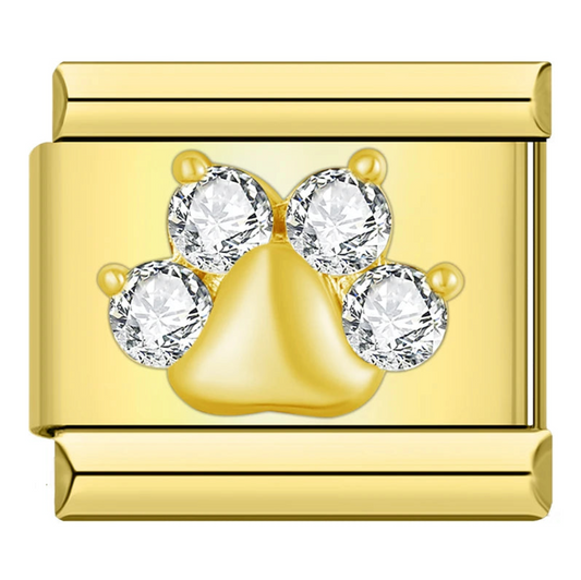 Paws Of Diamonds Charm