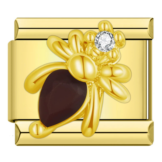 Gold Beetle Charm