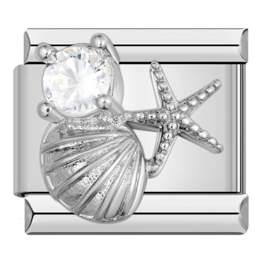 Silver Beach Charm
