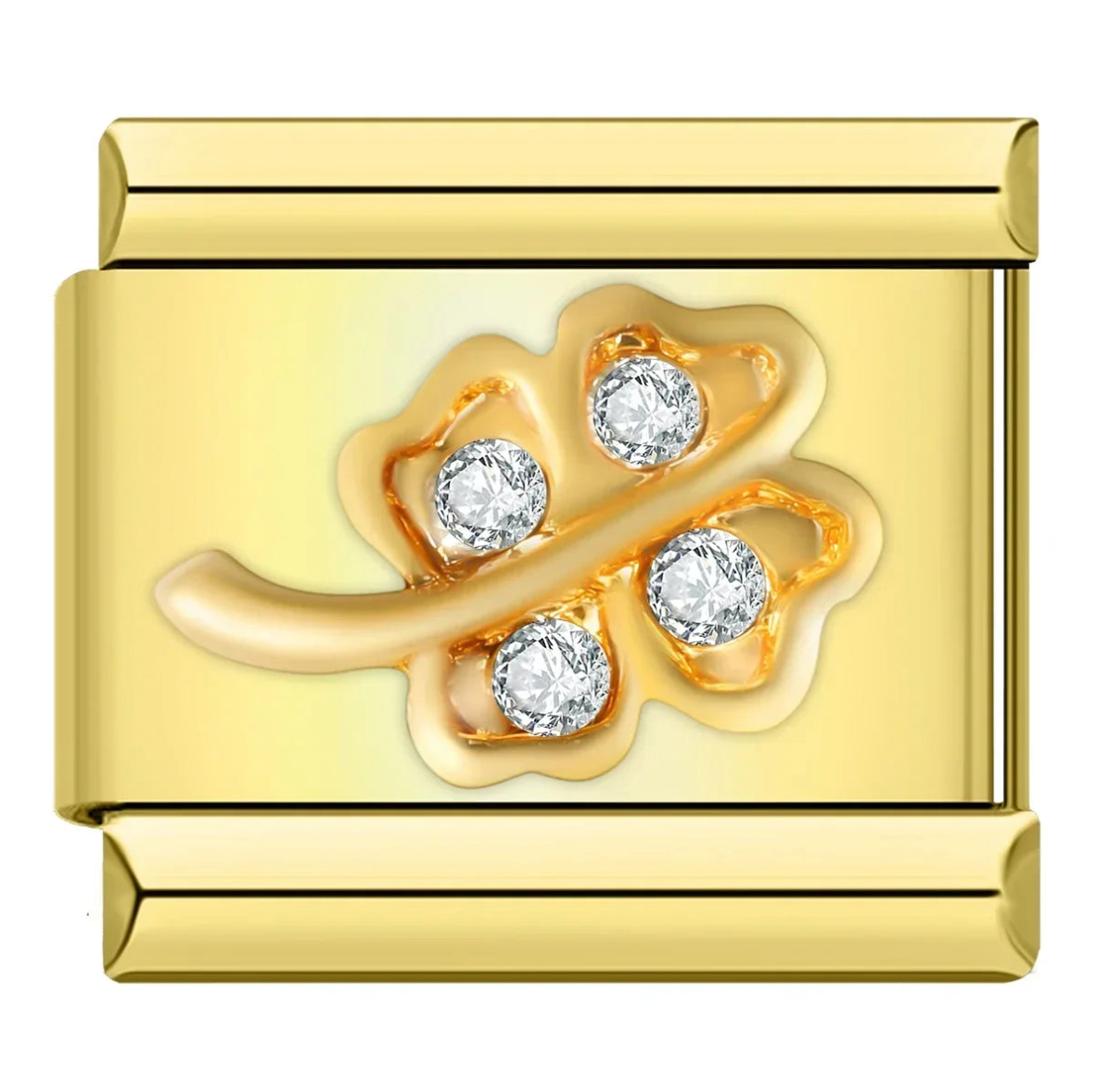 Gold Clover Charm